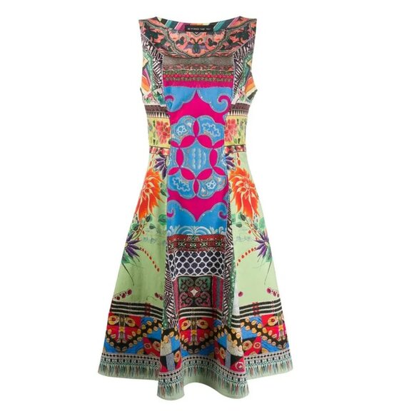 Etro Sleeveless Patchwork Amalfi Dress - Picture 2 of 16